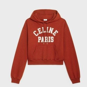 ✨NWT CELINE- Boxy Cèline Sweatshirt Hoodie in Cotton & Cashmere✨